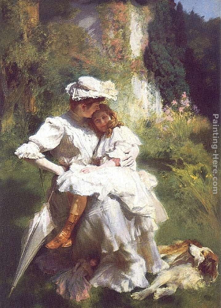 Emile Friant Tendresse Maternelle